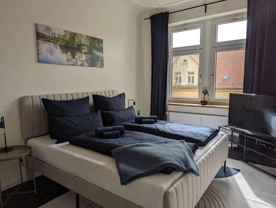 Vilipa-Apartments No.5 I Baumwollspinnerei I Kunstkraftwerk - 75M² I Balkon I Smart-Tv I Bad Mit Fussbodenheizung Leipzig Exteriör bild